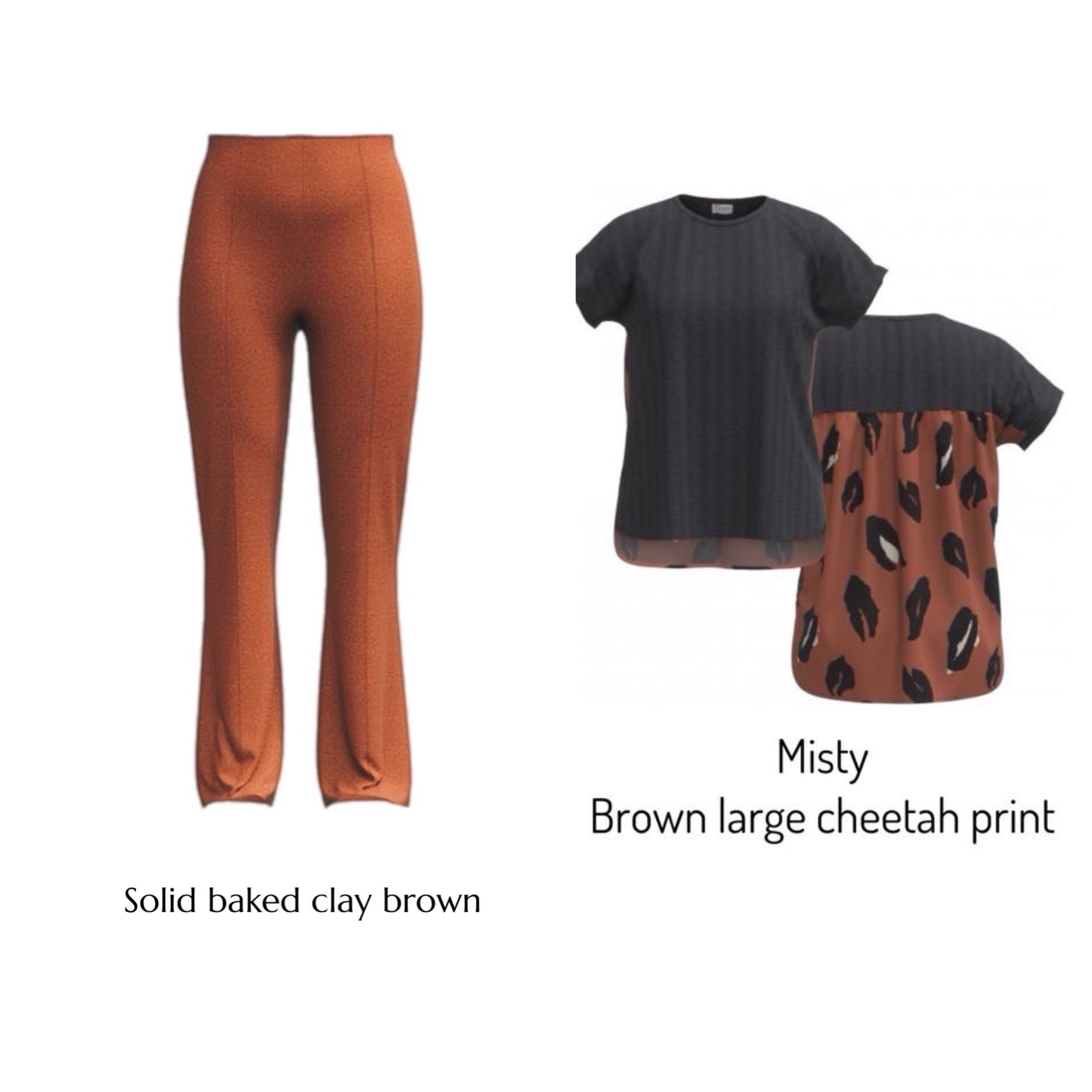 Black Friday - Joey Pants Clay Brown/Misty 3x