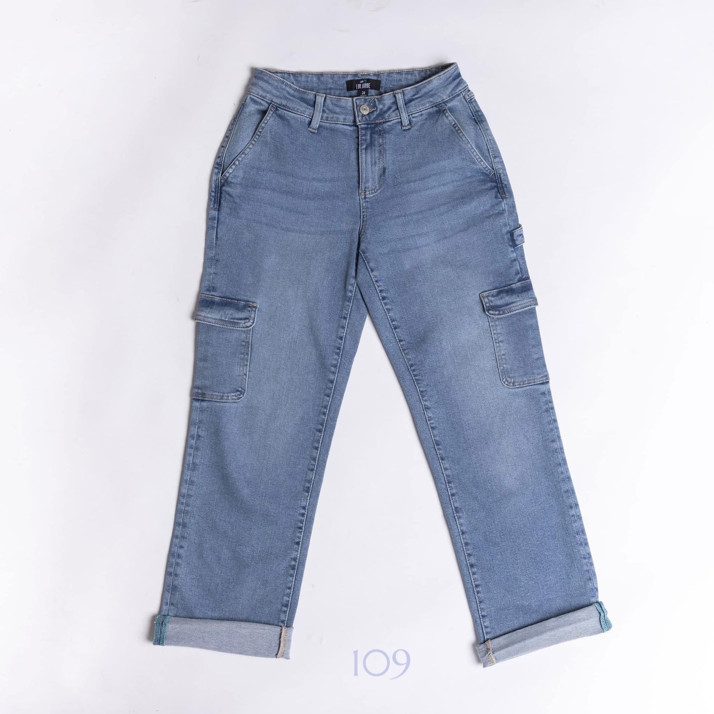 Denim Cargo Pants