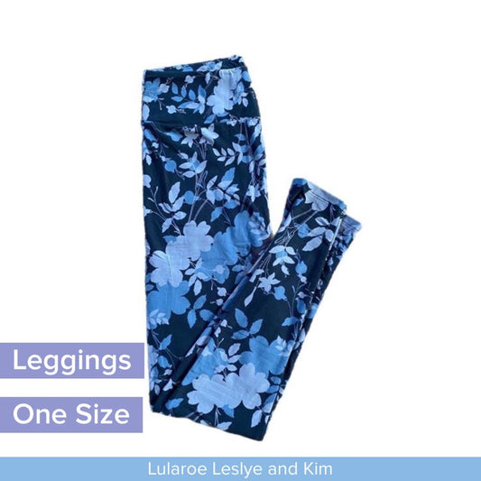 Leggings - Blue Floral