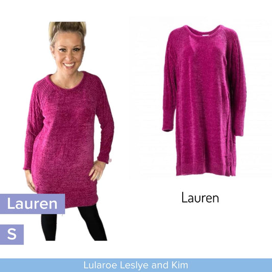 Lauren Sweater Dress - Solid Magenta