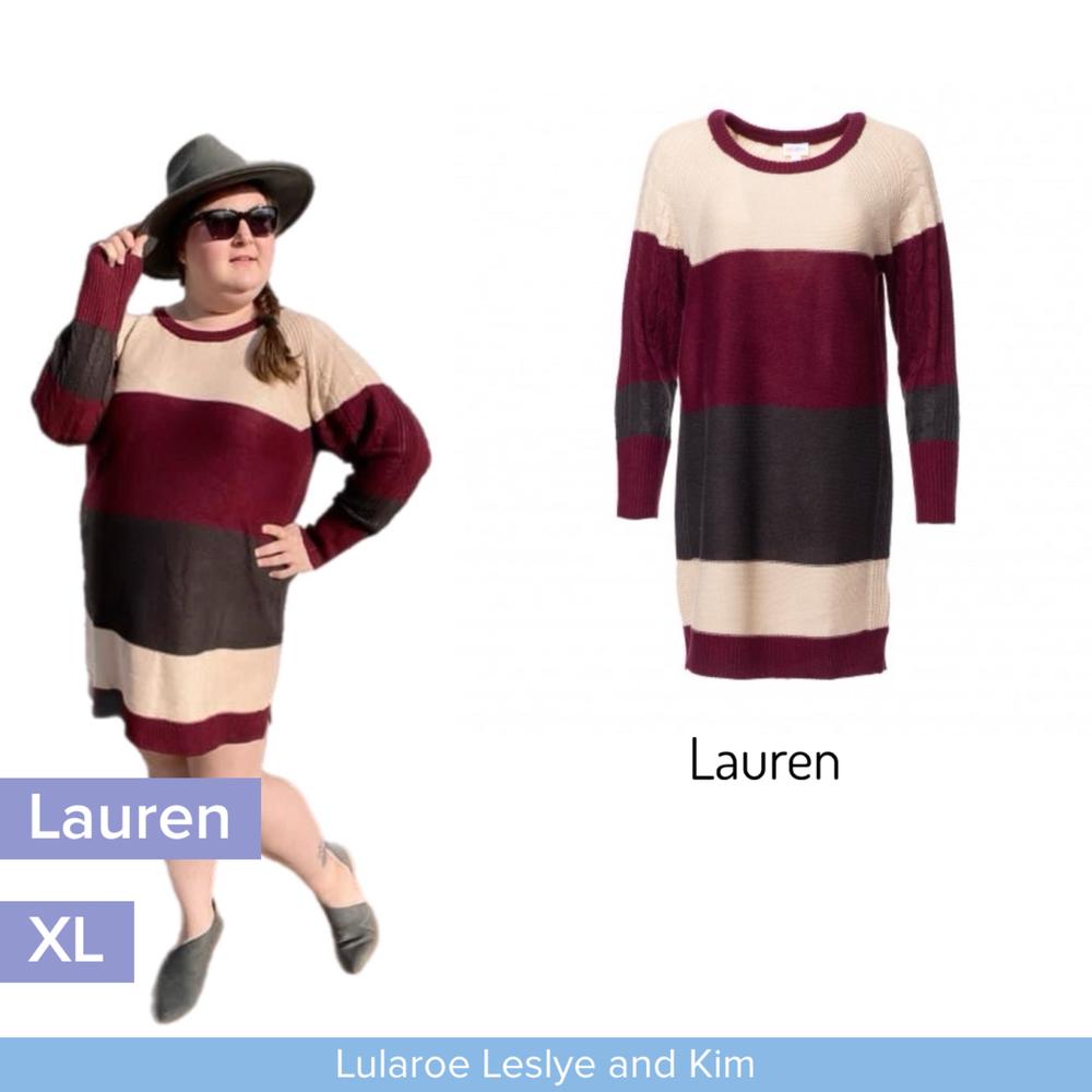 Lauren Sweater Dress - Striped